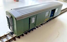 3269-103 Bemo Hom 3269 103 Swiss Rhb Baggage Car #4213 Green Modern Logo