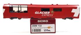 3589-132 Bemo 3589132 Hom Scale Rhaetian Rhb Glacier-express Service Car #wrp 3832 Ln/box