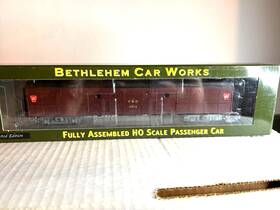 5001-04 Bethlehem Car Works B.c.w. #5001-04 Pennsylvania Class B60b Baggage #9314 H.o. 1 87