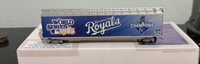 14-01759-009 Bradford Exchange Kansas City Royals Champions 50 Box Car With Coa No Tracks