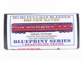 5336 Branchline Ho Scale Blueprint Kit Nh 12-1 Sleeper Passenger Inch Israel Putnam