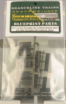 151116 Branchline Trains Ho Scale Pullman Ice And Mech. Air Conditioning Parts