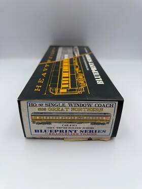 5108 Branchline Trains Ho 80ft Single Window Coach Kit Great Northern #971. Iob