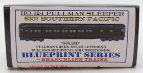 5307 Branchline Trains Ho Southern Pacific 12-1 Inch Goliad Pullman Sleeper Kit Ln/box