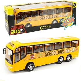 828-b3-yellow Brand Auterco 12.5ftft Yellow School Bus Toys Car Model For Kids 1 16 Scale