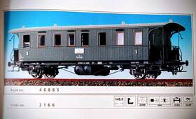 Brawa 012278021669 Ho 2166 Austrian Third Class Passenger Car Of The Obb Ep. Iii