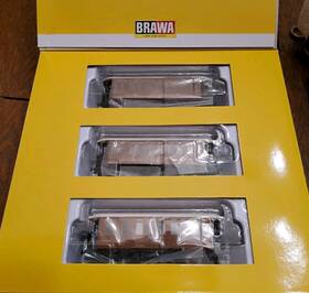 Brawa 012278456331 Ho 45633 Passenger 3 Car Set Pesonenwagen Cu Cdu Bb Ep. Ii