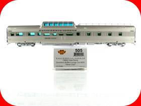Broadway Limited 836563005059 Ho Scale Cb&q California Zephyr Silver Club Vista Dome 250 505