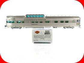 1145 Broadway Limited 836563005226 Ho Scale Drgw Ca Zephyr Silver Sky Vista Dome #1145 -broadway 522 Lighted