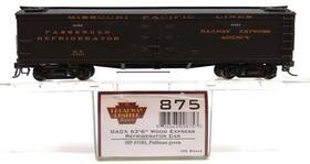 53ft6 Broadway Limited 836563008753 875 Ho Missouri Pacific Inch Wood Express Reefer #3101 Ln/box