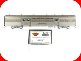 Broadway Limited 836563014921 Ho Scale Wp Ca Zephyr Silver Stag Baggage Car #802 - 1492 Lighted