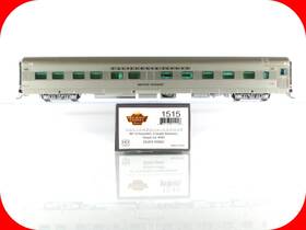 Broadway Limited 836563015157 Ho Scale Wp Ca Zephyr Silver Range Sleeper #865 1515 Lighted