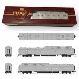 187-9127 Broadway Limited Imports 9127 Power Car Without Roof Antenna And No Sound Primer Gray