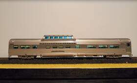 3656300537 Broadway Limited Imports Ho California Zephyr Vista Dome D&rgw Silver Pony #537