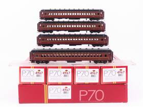 4967 Broadway Limited Imports Ho Bli #4967 Prr Pennsylvania P70 Coach Passenger 4-car Set