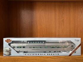 1105 Broadway Limited Imports 836563005141 Ho California Zephyr D&rgw Vista Dome Inch Silver Bronco New