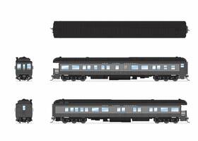 Broadway Limited Imports 9715 Ho New York Central 5 Car Heavyweight Set