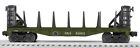 6-81001 Bulkhead Flatcar Sp Stakes Lionel