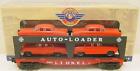 6-19427 Bumpers Series War 4 Gray Loader Auto Flatcar Red Post Lionel Cars