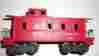 C40-1 Lionel Vintage 6257 Red Caboose Boys Girls Trains O Gauge Pre War