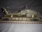 Ah-64 Car Type Helicopter Load. Lionel Flat U..army