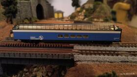 Ccs7104-01 Centralia Car Shop N Scale Superdomes Ccs7104 Great Northern Big Sky Blue