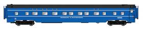 Ccs6818 Centralia Car Shops Intermountain/centralia N Scale 4-4-2 Sleeper Bc Rail Blue/white