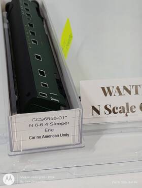 Ccs6558-01 Centralia Ccs6558-04 Car Shops N Scale 6-6-4 Sleeper Erie American Unity