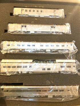 2149.1s Challenger Brass #2149.1s Santa Fe Super Chief 5-car Set Passenger Cars 1 87