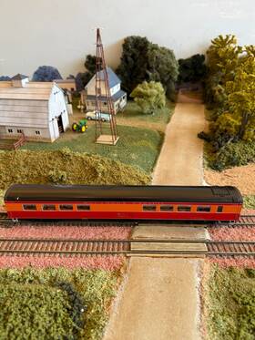 2489.16 Challenger Imports Inc. #2489.16 Ho Brass Shasta Daylight Tavern Car. Factory Finished. Iob