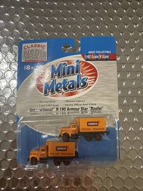 R-190 Classic Metal Works 50261 International Armout Star Reefer - Nib
