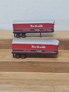 31153 Classic Metal Works 51173 Rio Grande Aerovan Mini Metals Ho Scale
