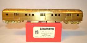 Tcy-0236 Coach Yard Ho Brass Union Pacific 74-ft Arch-roof Bag-horse-auto Car #1760 Ca. 1948 Tcy0236