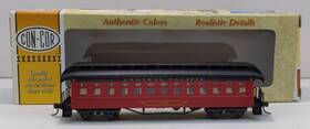 0001-000223 Con-cor 1 Ho Central Pacific Passenger Car #106 Ln/box