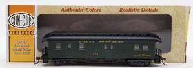 0001-000330-1 Con-cor Ho Scale Great Northern Wood-sided Baggage Car #601 Ln/box