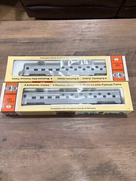 0001-000751 Con-cor Ho Slumbercoach Passenger Car Silver Undecorated #0001-000751