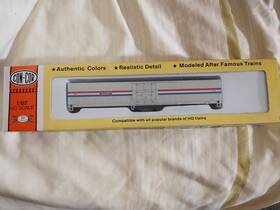 0001-000873 Con-cor Ho Scale Amtrak 60ft Usps Mail Handling Passenger Car Kit Rpo