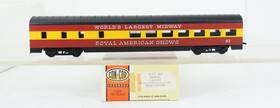 0001-001008 Con-cor Ho Royal American Shows 72 Dining Passenger Car Circus #1008