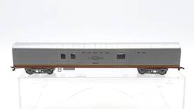 0001-001030 Con-cor Ho Scale Atchison Topeka Santa Fe 72 Ft Baggage Car #3453 Ex
