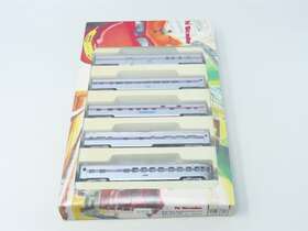 0001-004008 Con-cor N Scale Amtk Amtrak Railroad 5-car Passenger Set