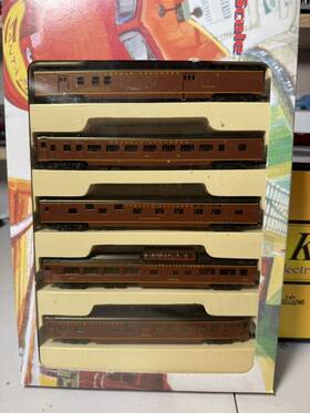 0001-004021 Con-cor 4021 N 85ft Norfolk Southern Smoothside Passenger Car Set 5 Pcs Ln/ob