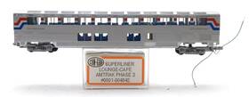 0001-004642 Con-cor N Scale Amtrak Superliner Lounge-caf Passenger Car Custom