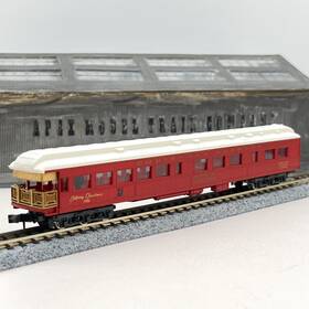 0001-008601 Con-cor Rr 8601 Christmas Express North Pole Business Observation Car N Scale