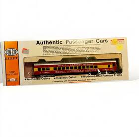 0001-00908 Con-cor Concor 72 Foot Coach Car Kit Royal American Show Ho Scale 1/87