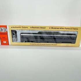 0001-00980d Con-cor Ho 72ft Pass Car Sleeper Santa Fe Scout #0001-00980d Sweetwater Valley