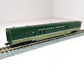 0001-04022m Con-cor N Scale 85 Ft Post Office Mail Car Northern Pacific