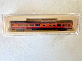 0001-04061f Con-cor #04061f N Scale 85ft Dome Passenger Car-sp Daylight #3600 With Case- Ln