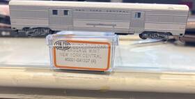 0001-041827 Con-cor N Scale Baggage Car New York Central Silver