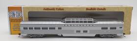 0001-071102 Con-cor Ho Burlington Route 85 Ft Vista Dome Car #4716 Ln/box