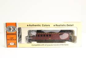 0001-094099 Con-cor Ho Scale Pennsylvania Rr Combine Railroad Car #601